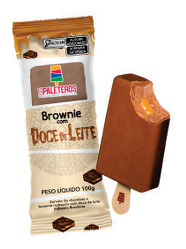 Brownie com Doce de Leite